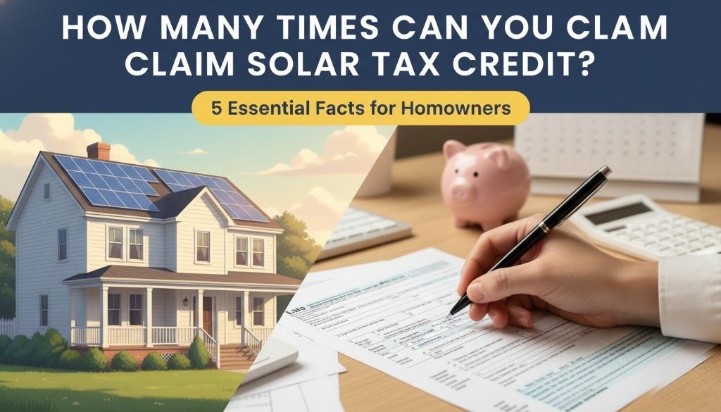 how many times can you claim solar tax credit?