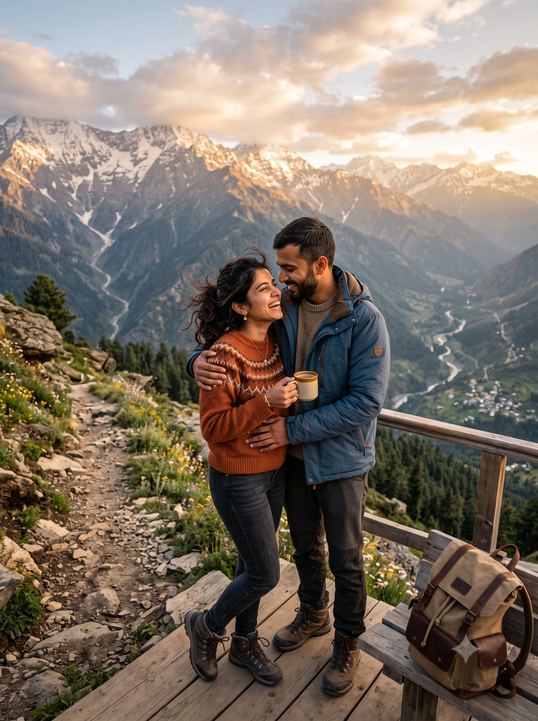 indian couple prompt