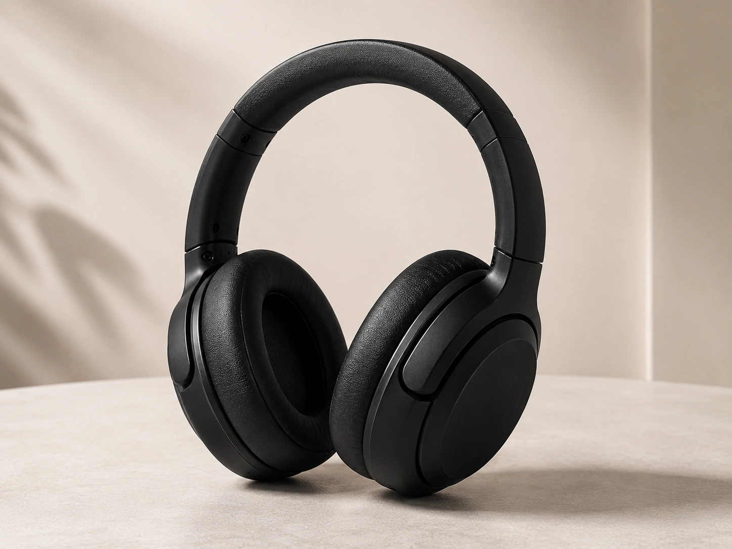 Black wireless headphones product image